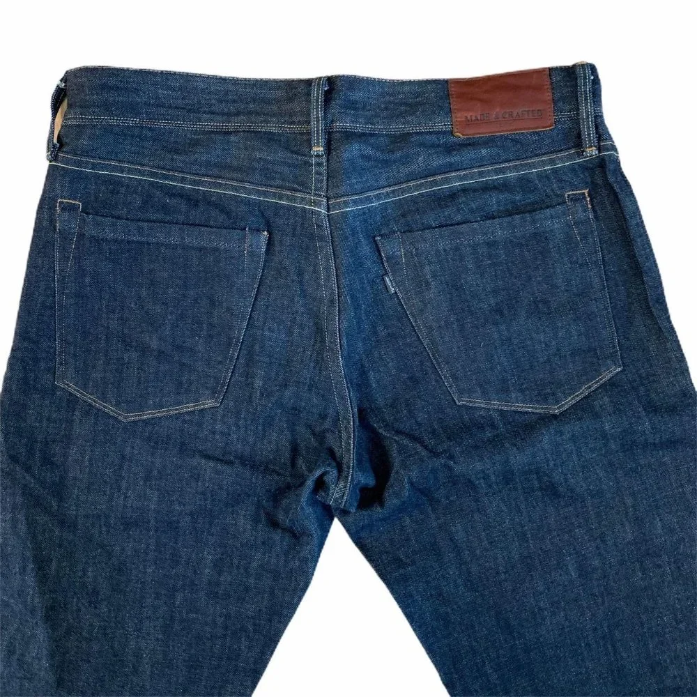 Levi's Made & Crafted “Ruler” Straight Button-fly 32 x 34 Denim Jeans
